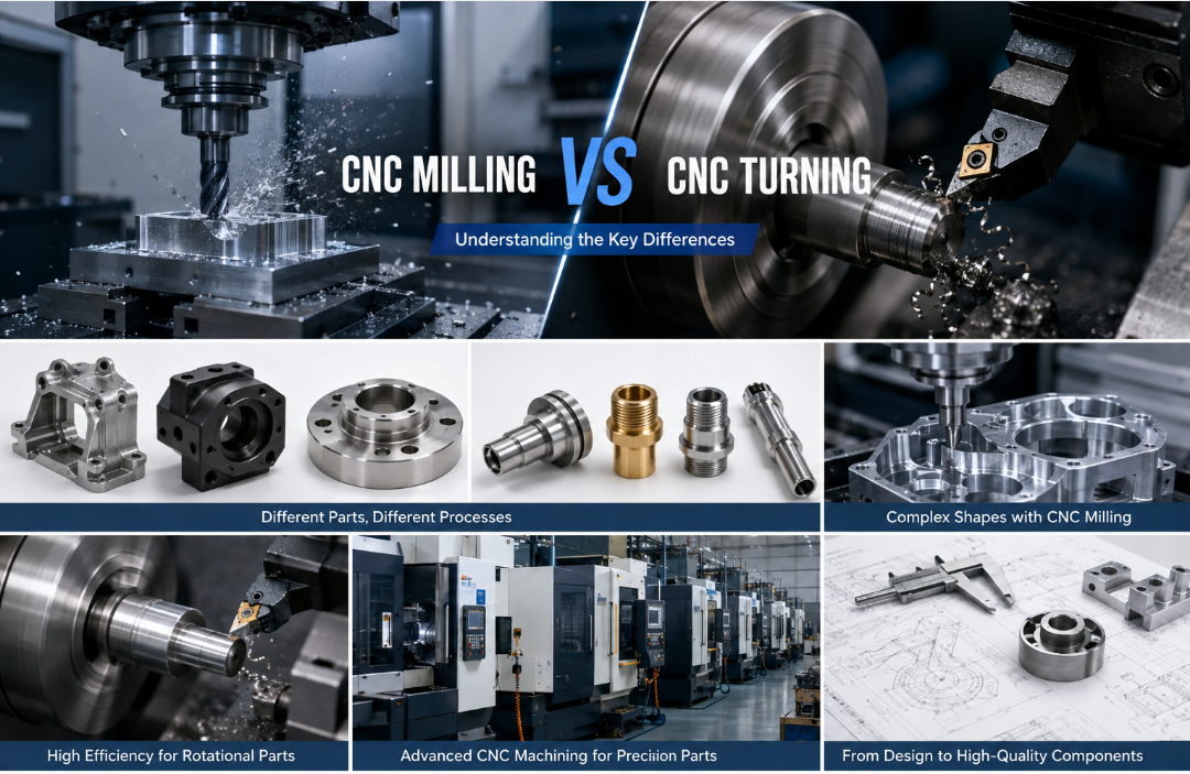CNC тээрэмдэх ба CNC тээрэмдэх хооронд ямар ялгаа байдаг вэ?